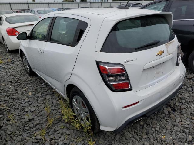 1G1JG6SH9J4130710 - 2018 CHEVROLET SONIC WHITE photo 3