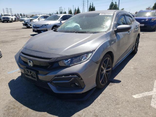 SHHFK7H49MU423394 - 2021 HONDA CIVIC SPOR CHARCOAL photo 2