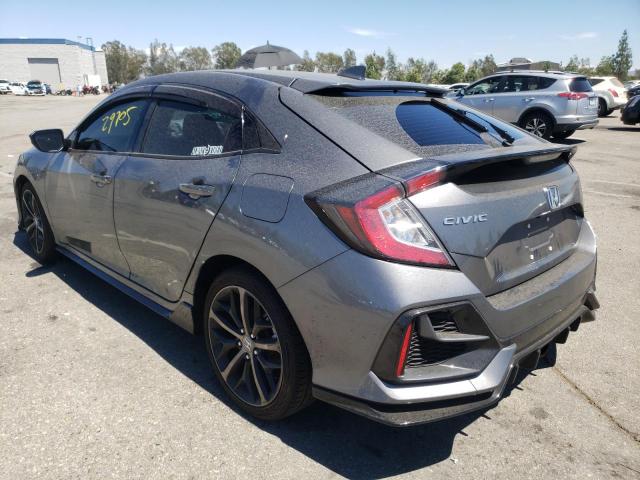SHHFK7H49MU423394 - 2021 HONDA CIVIC SPOR CHARCOAL photo 3