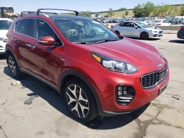 KNDPRCA63H7271369 - 2017 KIA SPORTAGE S RED photo 1