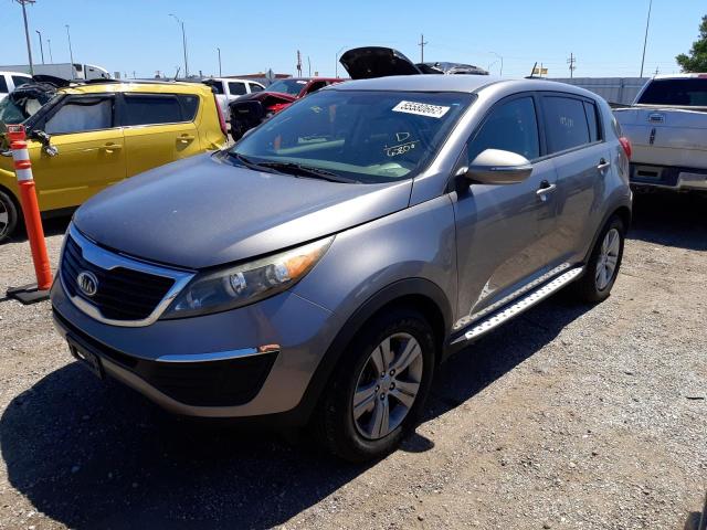 KNDPB3A22C7316280 - 2012 KIA SPORTAGE B GRAY photo 2