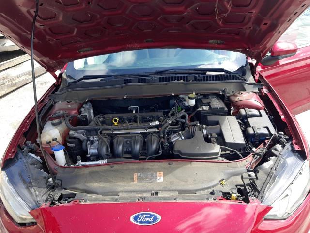 3FA6P0G73KR274987 - 2019 FORD FUSION S RED photo 7