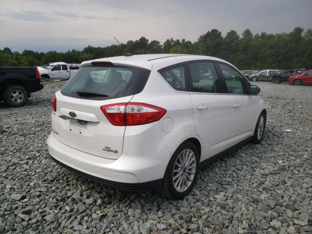 1FADP5BU4DL510193 - 2013 FORD C-MAX SEL WHITE photo 4