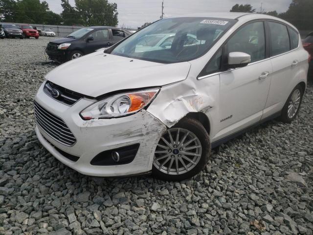 1FADP5BU4DL510193 - 2013 FORD C-MAX SEL WHITE photo 9