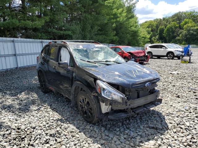 JF2SKAPC0KH542908 - 2019 SUBARU FORESTER S BLACK photo 1