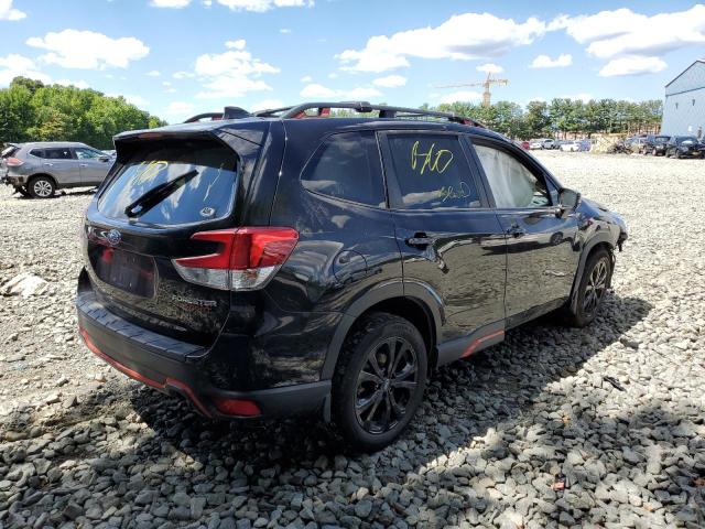 JF2SKAPC0KH542908 - 2019 SUBARU FORESTER S BLACK photo 4