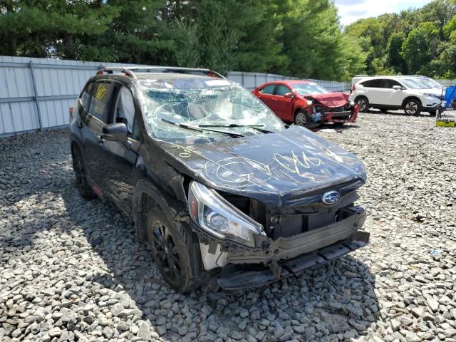 JF2SKAPC0KH542908 - 2019 SUBARU FORESTER S BLACK photo 9