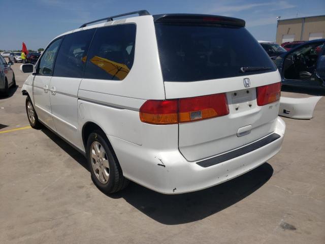 5FNRL18963B069420 - 2003 HONDA ODYSSEY EX WHITE photo 3