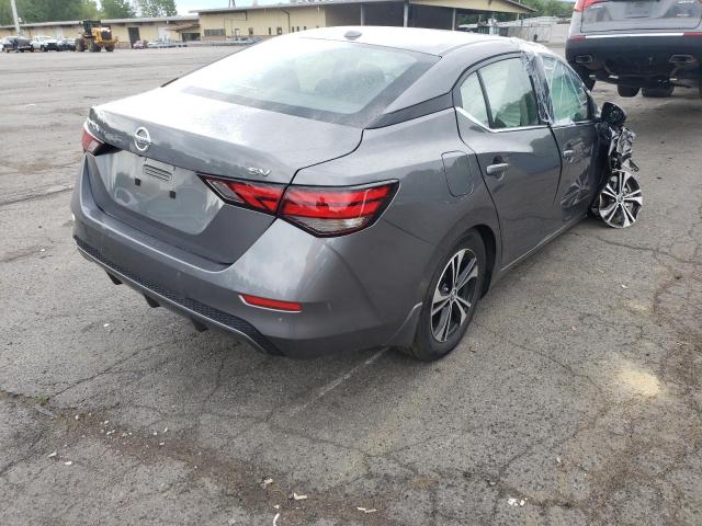 3N1AB8CV3LY273161 - 2020 NISSAN SENTRA SV GRAY photo 4