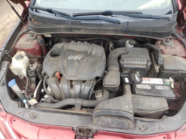 5NPEB4AC8BH202722 - 2011 HYUNDAI SONATA GLS MAROON photo 7