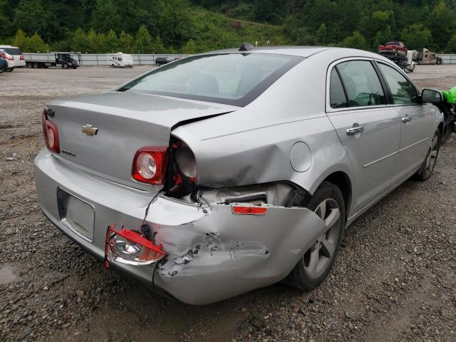 1G1ZC5E07CF256828 - 2012 CHEVROLET MALIBU 1LT ვერცხლისფერი ფოტო 4