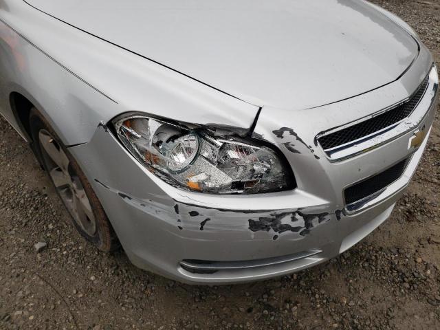 1G1ZC5E07CF256828 - 2012 CHEVROLET MALIBU 1LT ვერცხლისფერი ფოტო 9