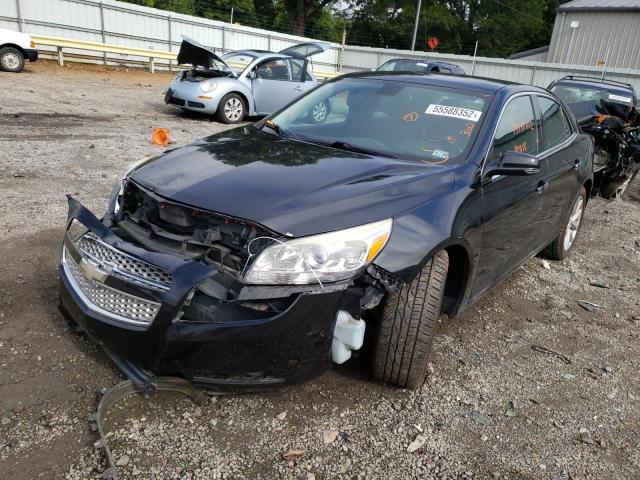 1G11H5SA2DF253672 - 2013 CHEVROLET MALIBU LTZ შავი ფოტო 2
