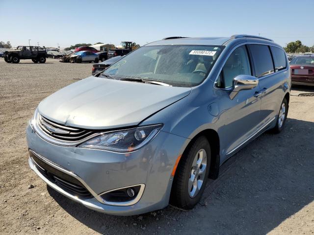 2C4RC1N77HR730712 - 2017 CHRYSLER PACIFICA E BLUE photo 2