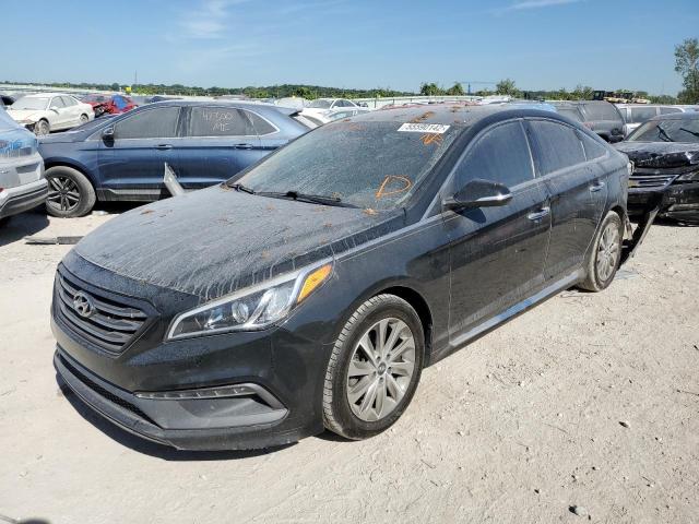 5NPE34AFXFH099526 - 2015 HYUNDAI SONATA SPO BLACK photo 2