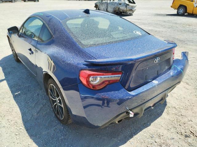 JF1ZNAA12H8710638 - 2017 TOYOTA 86 BASE BLUE photo 3