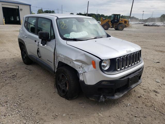 ZACCJBAT5GPD62117 - 2016 JEEP RENEGADE S SILVER photo 1