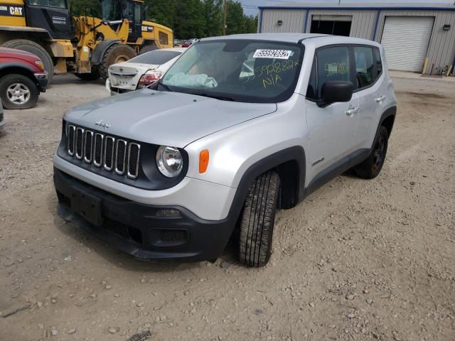 ZACCJBAT5GPD62117 - 2016 JEEP RENEGADE S Gümüş foto 2