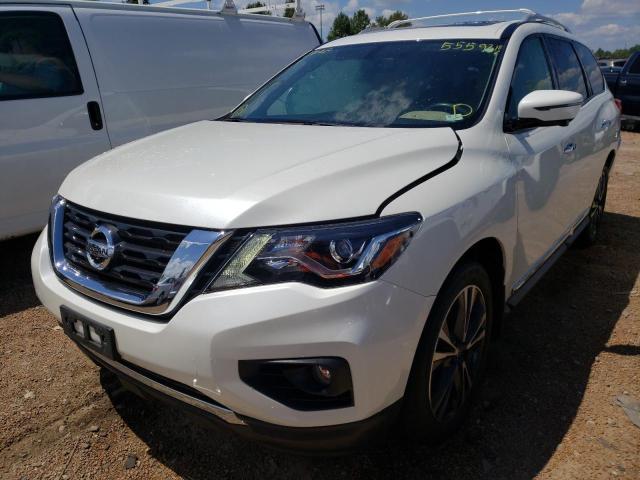 5N1DR2MM8KC583379 - 2019 NISSAN PATHFINDER WHITE photo 2