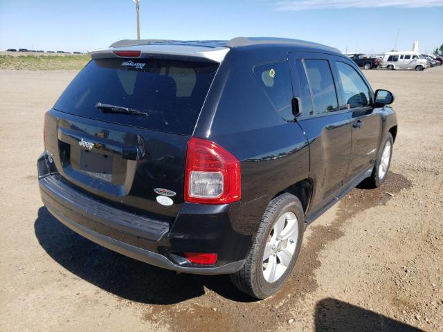 1C4NJDAB8DD113915 - 2013 JEEP COMPASS BLACK photo 4