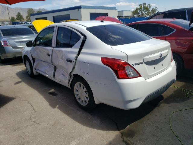 3N1CN7AP7HL887570 - 2017 NISSAN VERSA S WHITE photo 3