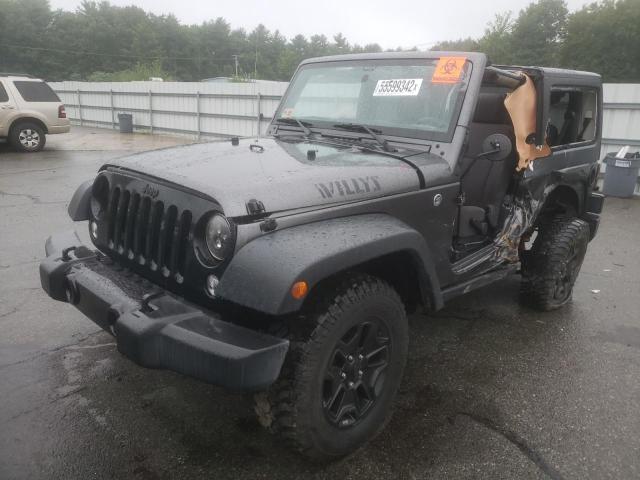 1C4AJWAG1GL288359 - 2016 JEEP WRANGLER S GRAY photo 2