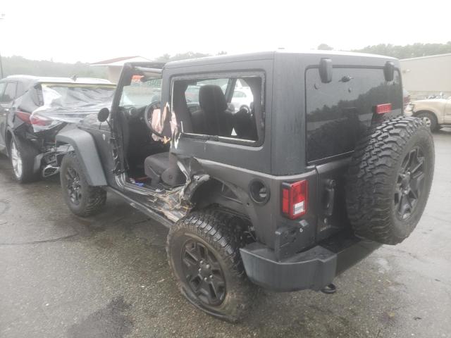 1C4AJWAG1GL288359 - 2016 JEEP WRANGLER S GRAY photo 3