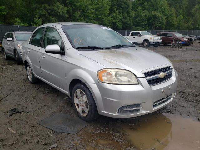 KL1TD5DE9BB121869 - 2011 CHEVROLET AVEO LS ვერცხლისფერი ფოტო 1