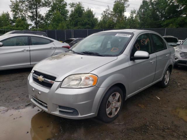 KL1TD5DE9BB121869 - 2011 CHEVROLET AVEO LS ვერცხლისფერი ფოტო 2