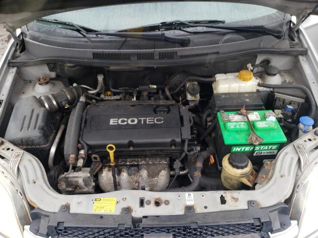 KL1TD5DE9BB121869 - 2011 CHEVROLET AVEO LS ვერცხლისფერი ფოტო 7