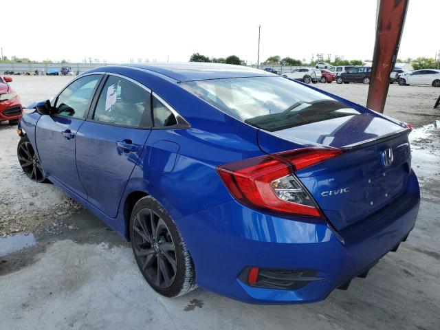 2HGFC2F85MH552025 - 2021 HONDA CIVIC SPOR BLUE photo 3