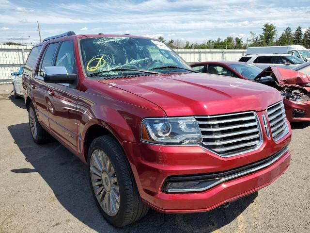 5LMJJ2JT3FEJ06744 - 2015 LINCOLN NAVIGATOR 红色 照片 1