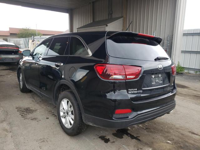 5XYPG4A33KG588127 - 2019 KIA SORENTO L BLACK photo 3