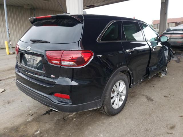 5XYPG4A33KG588127 - 2019 KIA SORENTO L BLACK photo 4