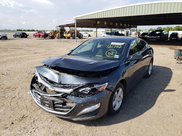 1G1ZB5ST4KF121757 - 2019 CHEVROLET MALIBU LS CHARCOAL photo 2