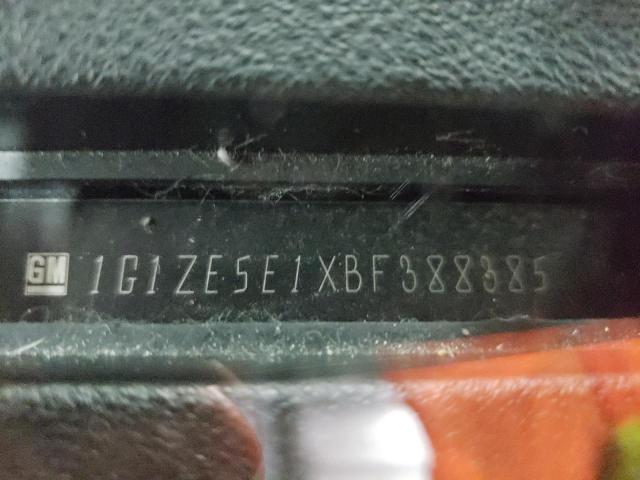 1G1ZE5E1XBF388385 - 2011 CHEVROLET MALIBU LTZ შავი ფოტო 10