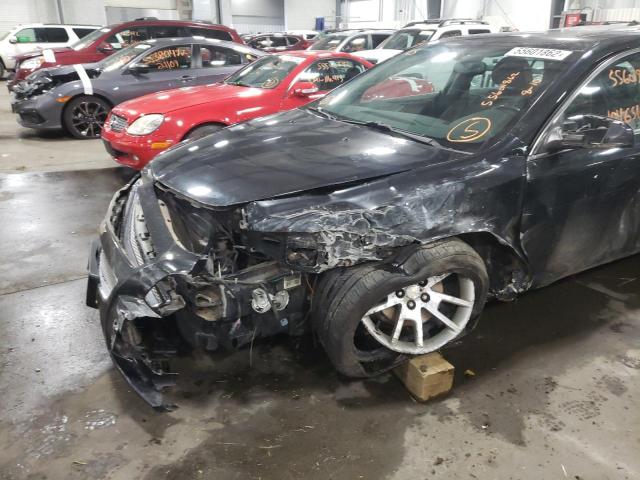 1G1ZE5E1XBF388385 - 2011 CHEVROLET MALIBU LTZ შავი ფოტო 9