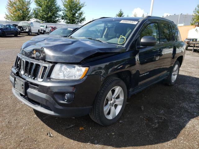 1J4NT4FB9BD139756 - 2011 JEEP COMPASS BLACK photo 2