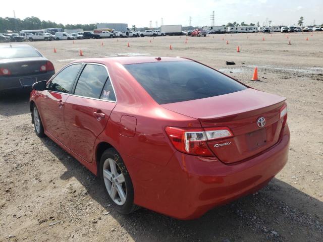 4T1BF1FK4CU588645 - 2012 TOYOTA CAMRY BASE RED photo 3