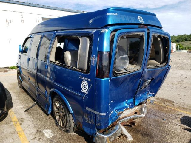 1GBFG15T731169319 - 2003 CHEVROLET EXPRESS G1 BLUE photo 3