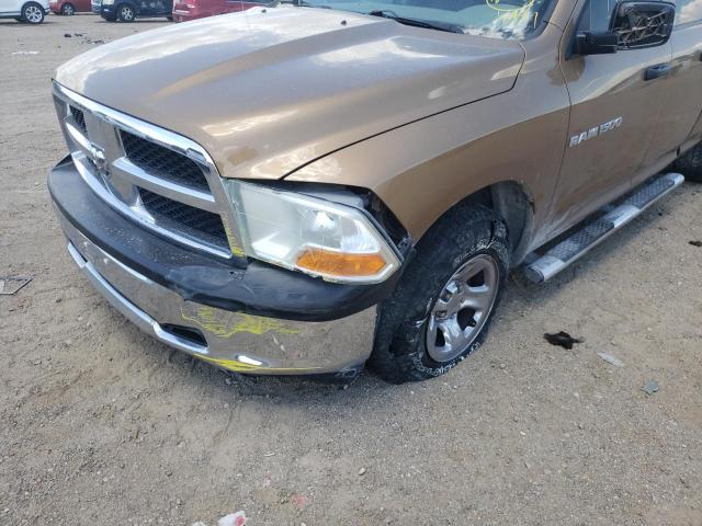 1C6RD6FP4CS148087 - 2012 DODGE RAM 1500 S GOLD photo 9