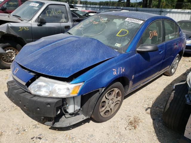 1G8AJ52F54Z196206 - 2004 SATURN ION LEVEL BLUE photo 2