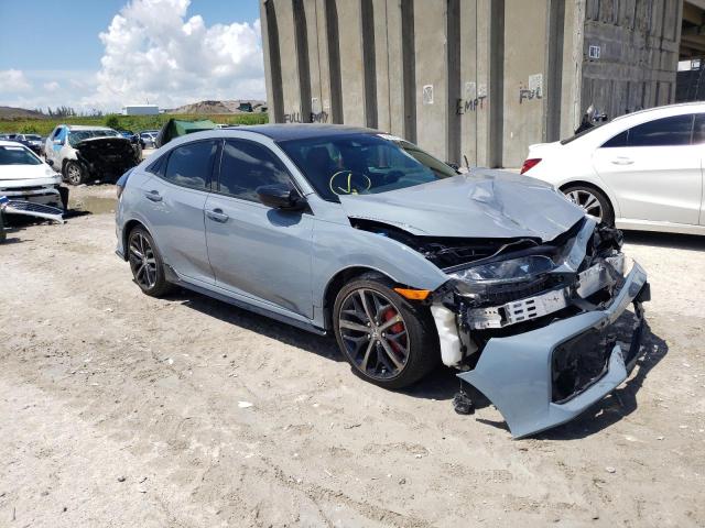 SHHFK7H43MU204382 - 2021 HONDA CIVIC SPOR GRAY photo 1