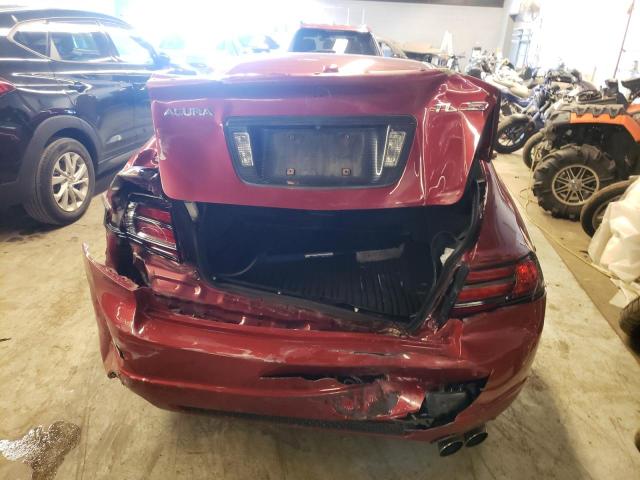 19UUA76508A014501 - 2008 ACURA TL TYPE S RED photo 9