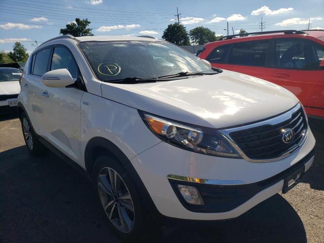 KNDPCCA62E7654345 - 2014 KIA SPORTAGE S WHITE photo 1