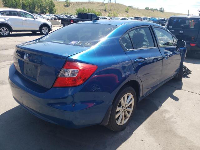 19XFB2F90CE313082 - 2012 HONDA CIVIC EXL Mavi foto 4