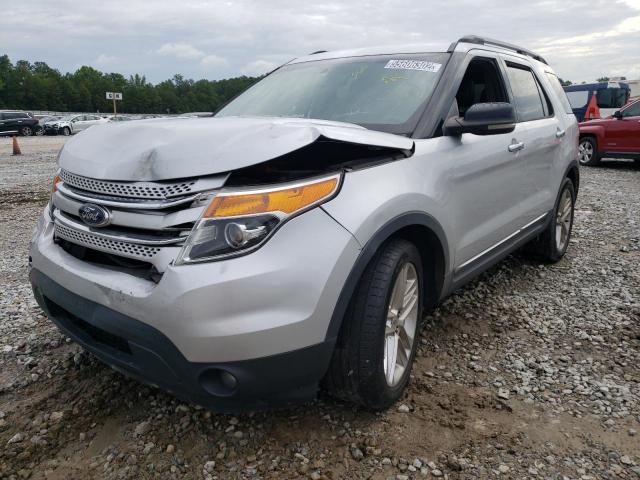 1FM5K7D8XDGA07264 - 2013 FORD EXPLORER X SILVER photo 2