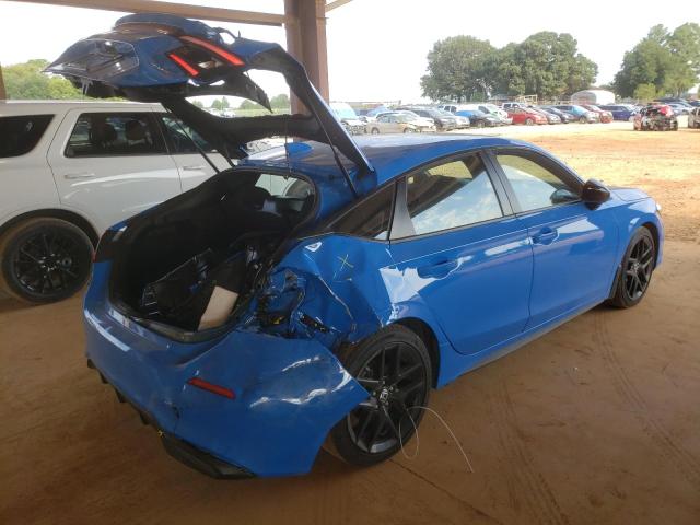 19XFL2H84NE007300 - 2022 HONDA CIVIC SPOR BLUE photo 4