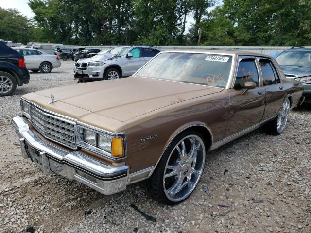 1G1BN69H0FH123290 - 1985 CHEVROLET CAPRICE CL BROWN photo 2