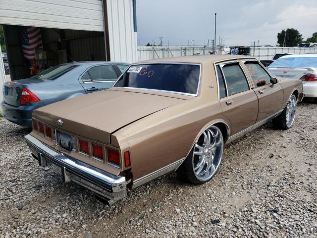 1G1BN69H0FH123290 - 1985 CHEVROLET CAPRICE CL BROWN photo 4